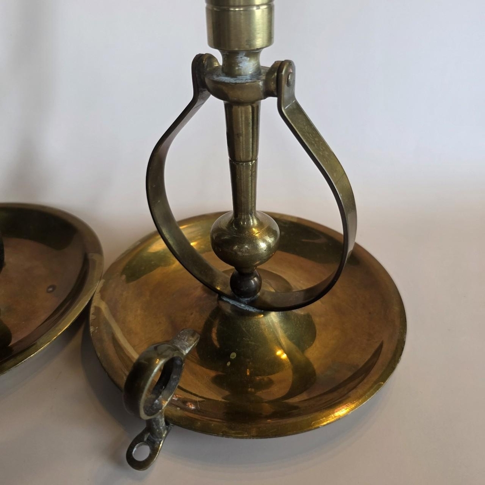 Elegant Brass Candle Holders - Picture 3 of 7